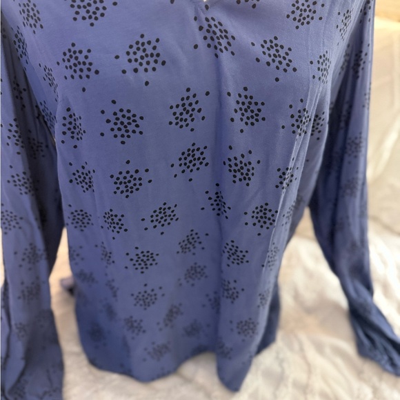 Boden Navy Patterned Blouse - Picture 5 of 10